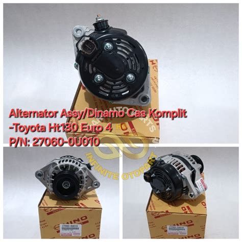 Jual ALTERNATOR ASSY DINAMO CAS KOMPLIT TOYOTA HT130 EURO 4 27060 0U010