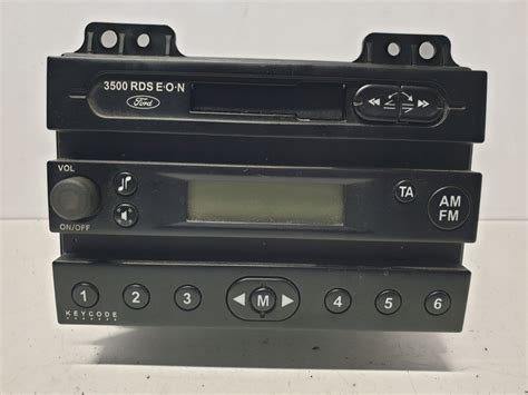 RADIO FORD 3500 RDS E O N FORD FIESTA MK5 13751800675 Oficjalne