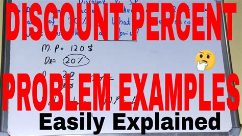 How To Solve Discount Problemsdiscount Word Problems With Solutions