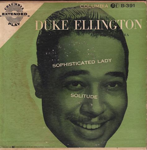 Duke Ellington And His Orchestra – Sophisticated Lady / Solitude (1954 ...