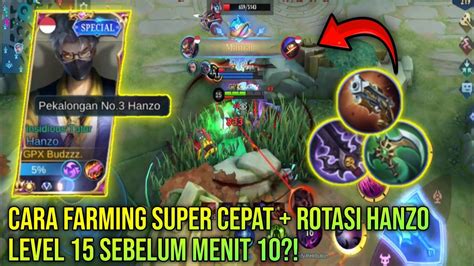 Tutorial Hanzo Farming Super Cepat Dan Rotasinya Pemula Wajib Nonton