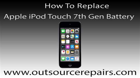 Apple iPod Touch 7th Gen Battery Replacement - YouTube