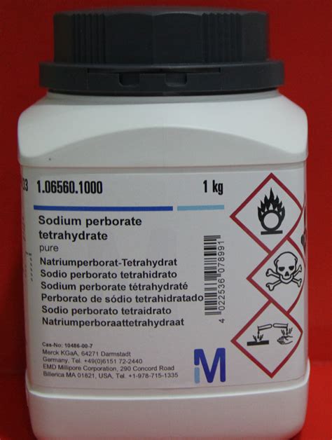 Sodium Perborate Tetrahydrate Pure 1kg Merck