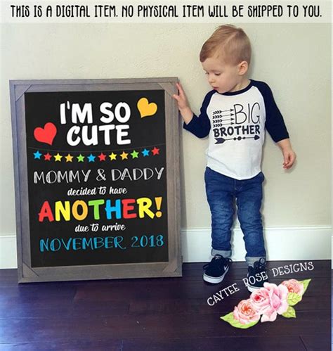 50 Creative And Adorable Big Brother Pregnancy Announcements Pursue