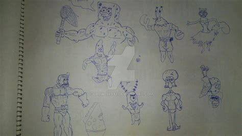 spongebobs characters muscle by crow198993 on DeviantArt