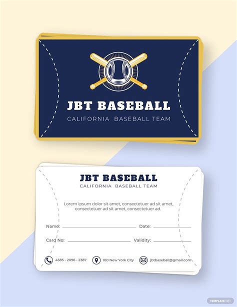 Baseball Card Template - Download in Word, Google Docs, Illustrator ...