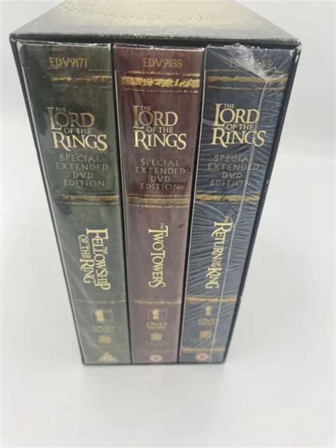 Lord Of The Rings Trilogy Special Extended Dvd Edition Box Set Dvds