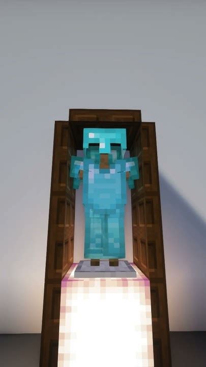 Minecraft Armor Stand Display Shorts Youtube