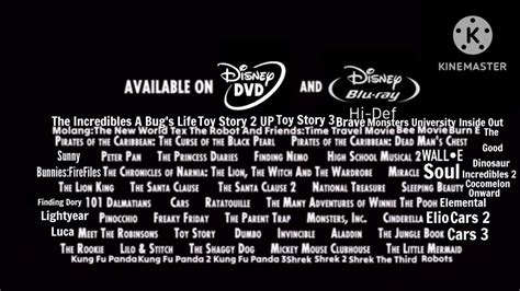 Theres Only One Disney Dvd 2023 Version 6 Youtube