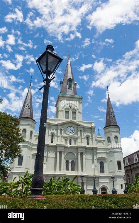 St Louis Cathedral As Seen From Jackson Square New Orleans