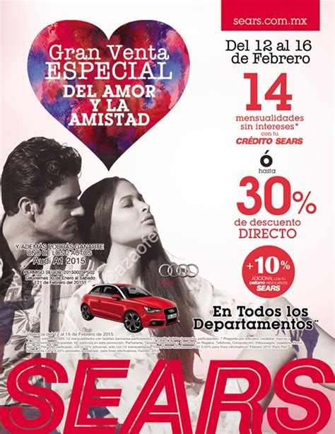 Venta Especial Sears Del Amor Y La Amistad Hasta 30 De Descuento En