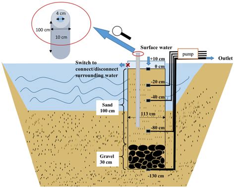 Schematic Drawing Of The Pond Sediment Column System Download