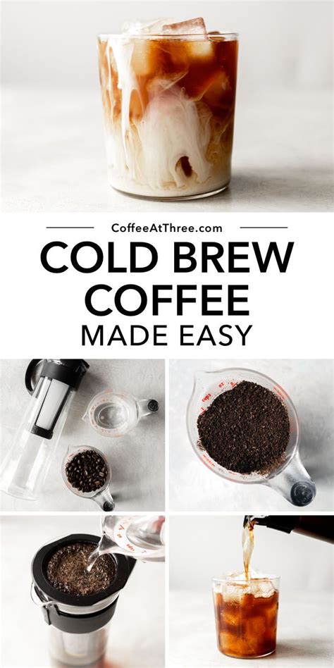 Easy Cold Brew Coffee | Cold brew coffee recipe, Easy coffee recipes ...