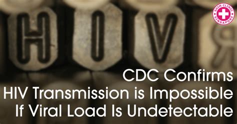 CDC Confirms HIV Transmission Via Sex Is Impossible If Viral Load Is Undetectable