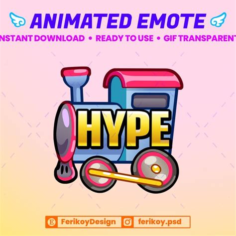 Animated Emote Twitch Emote Discord Emote Hype Etsy UK