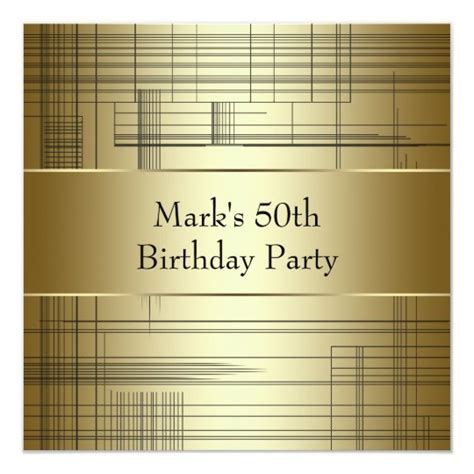 Mans Whiskey Birthday Party Invitation