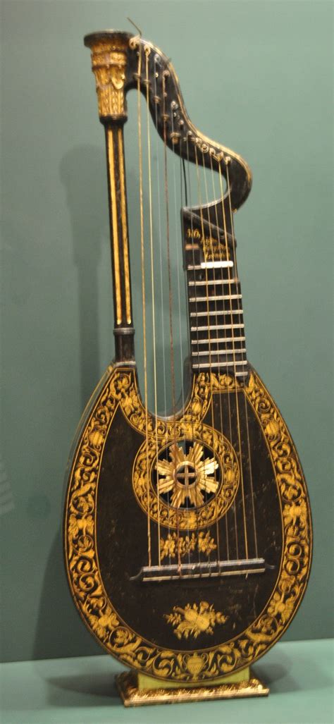 The Harp Lute Or Dital Harp Is A Musical Intrument That Combines