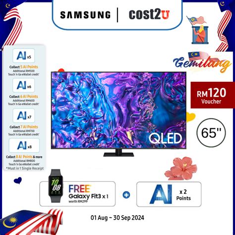 Samsung Q70d Qled 4k Smart Ai Tv 120hz 2024 65 75 85