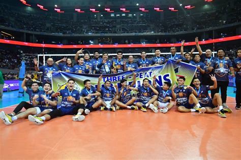 NU Sweeps Its Way To Complete 3 Peat Quest In Men S Volley ABS CBN News