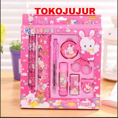 Jual Tokojujur Set Alat Tulis Anak Stationery In In Pena Pensil