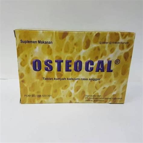 Jual Osteocal Strip Tab Suplemen Kalsium Shopee Indonesia