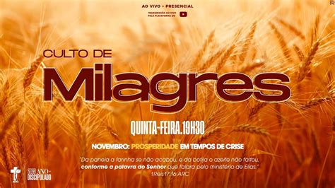 Culto De Milagres Pr Adilson Batista Quinta Feira