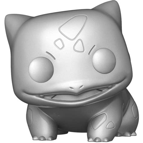 FUNKO POP GAMES 453 BULBASAUR SILVER 25 ANNIVERSARIO POKEMON 10 CM