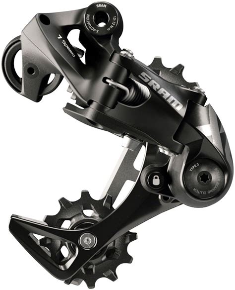 Sram X Dh Rear Derailleur Speed Medium Cage Black With Clutch A