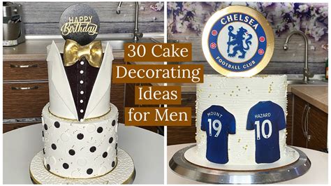 Amazing Masculine Birthday Cake Decorating Ideas For Men Youtube