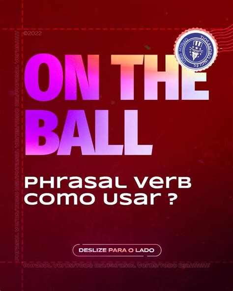 A Red Poster With The Words On The Ball