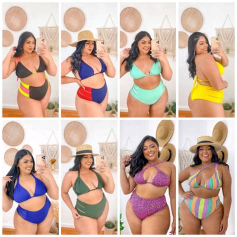 Biquini Plus Size De Cintura Alta Hot Pants Modelos Shopee Brasil