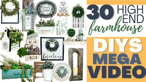 Everyday Farmhouse High End Diys Craft Mega Video Dollar Tree