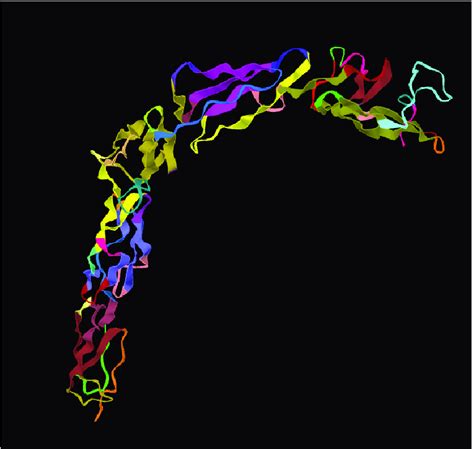 A picture of the secondary structure of the apolipoprotein-H obtained ...