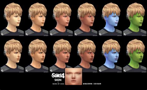 Bradfvrds Sim 4 Face Skin By Aika The Page Is In Sims 4 Cc Finds