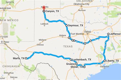 The Ultimate Small Town Texas Road Trip Map Ar†stråda Magazine A