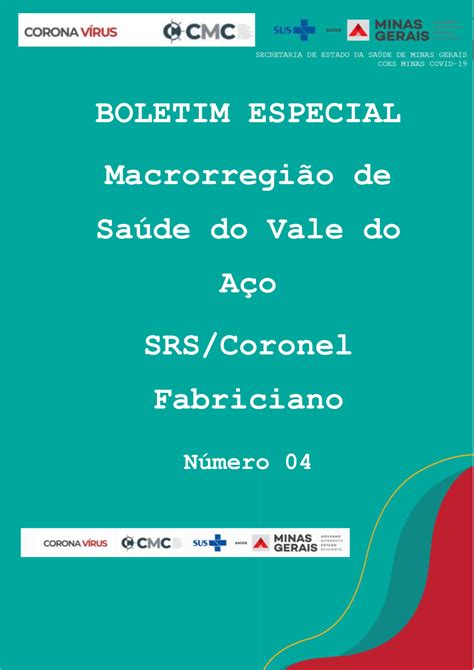 Boletim Especial Macrorregi O De Sa De Do Vale Do A O Srs Coronel