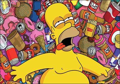 Quadro Decorativo Placa Mdf X Homer Simpsons Doces Elo