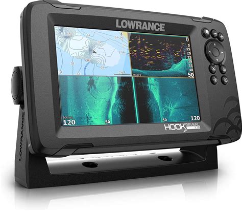 Lowrance Hook Reveal 7 Fish Finder Bundle | 7 Display with Transducer ...