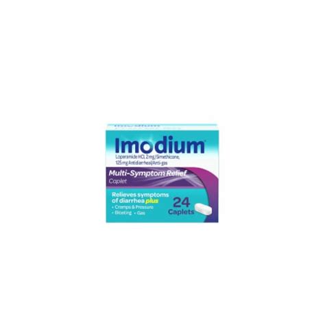 Imodium Multi Symptom Relief Anti Diarrheal Medicine Caplets Pack Of 8