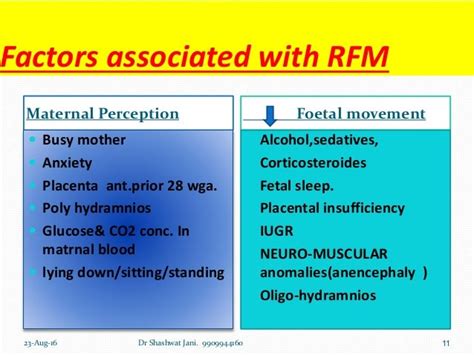 REDUCED FETAL MOVEMENTS - HOW TO PROCEED BY DR SHASHWAT JANI 