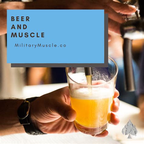 Beer Muscles: Can Enjoying a Pint Help You Achieve Your Fitness Goals? – Military Muscle ...