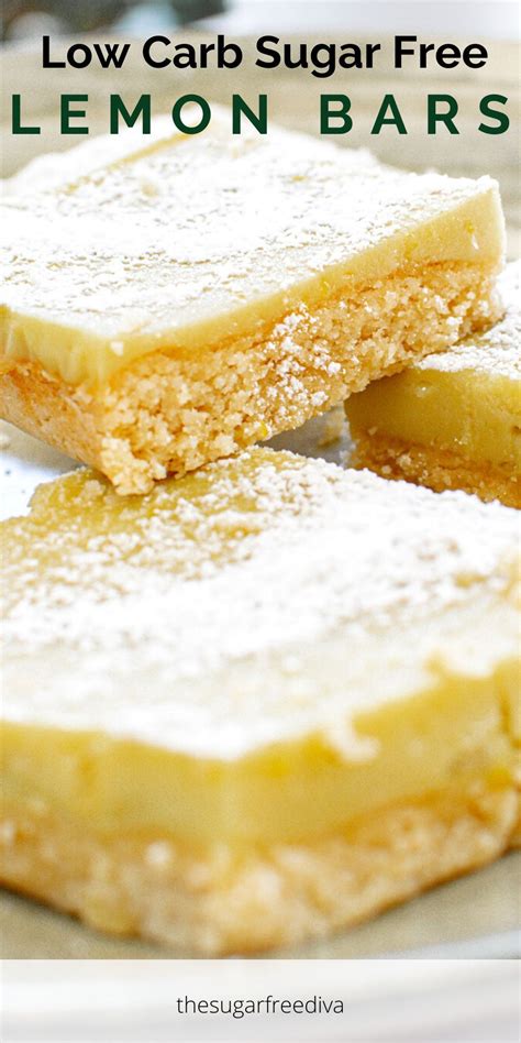 Sugar Free Low Carb Lemon Bars Sugar Free Lemon Bars Sugar Free Low