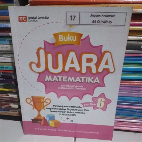 Jual Buku Juara Matematika Buku Murid 6 Shopee Indonesia