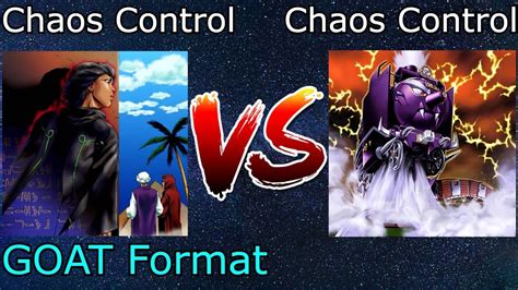 Chaos Control Vs Chaos Turbo Goat Format Yu Gi Oh Youtube