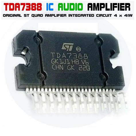 TDA7388 Amplifier Pinout, Datasheet, Equivalents, Circuit, 43% OFF