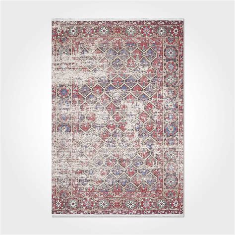 Latitude Vive Atlanta Vintage Machine Woven Red Area Rug Wayfair Co Uk