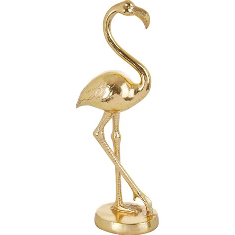 Golden Standing Flamingo Ornament 38cm Tk Maxx Flamingo Ornament