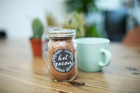 Create A Custom Hot Cocoa Jar With The Sticker Kit Brother Crafts