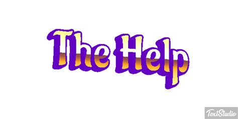 The Help Movie Animated  Logo Designs