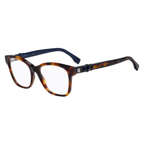 Fendi Ff0276 086 Havana Full Rim 5117145 Eyeglasses Wcase 762753759764 Fendi Eyeglasses